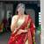 Beige Silk Blend Plain Traditional Floral Printed Lehenga Choli Set