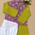 Lavender floral kurta set