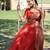 Orange Cotton Poly Plain Traditional Festive Lehenga Choli Set