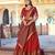 Orange Cotton Poly Plain Traditional Festive Lehenga Choli Set