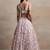 Light Pink Net Embroidered Designer Party Wear Lehenga Choli Set