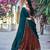 Brown Silk Blend Embroidered Traditional Wedding Lehenga Choli Set