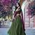 Green Silk Blend Embroidered Traditional Party Wear Lehenga Choli Set