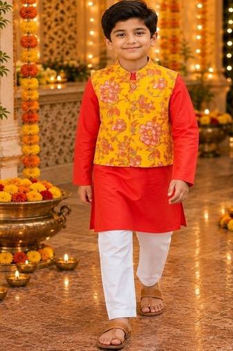 Floral kurta pajama set