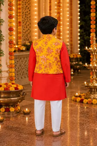 Floral kurta pajama set