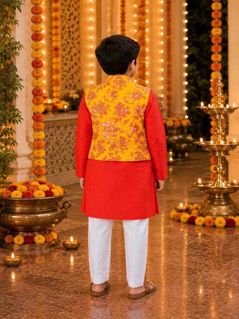 Floral kurta pajama set