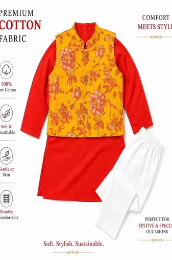 Floral kurta pajama set