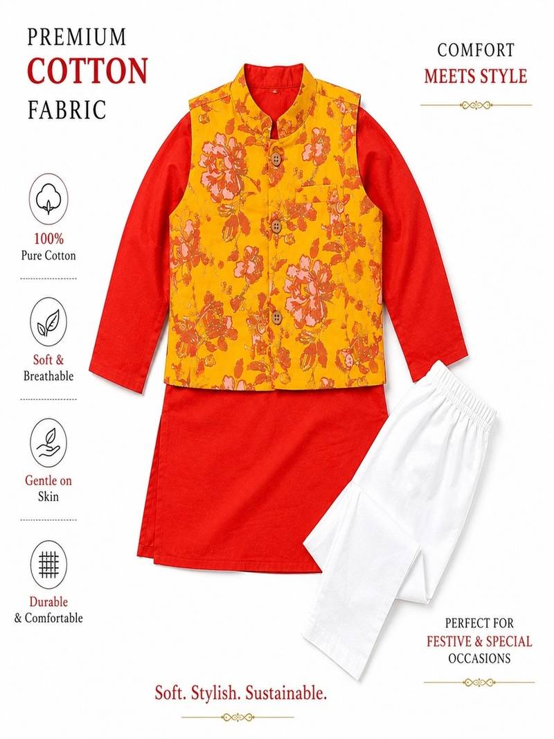 Floral kurta pajama set