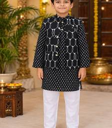 Black kurta pajama set