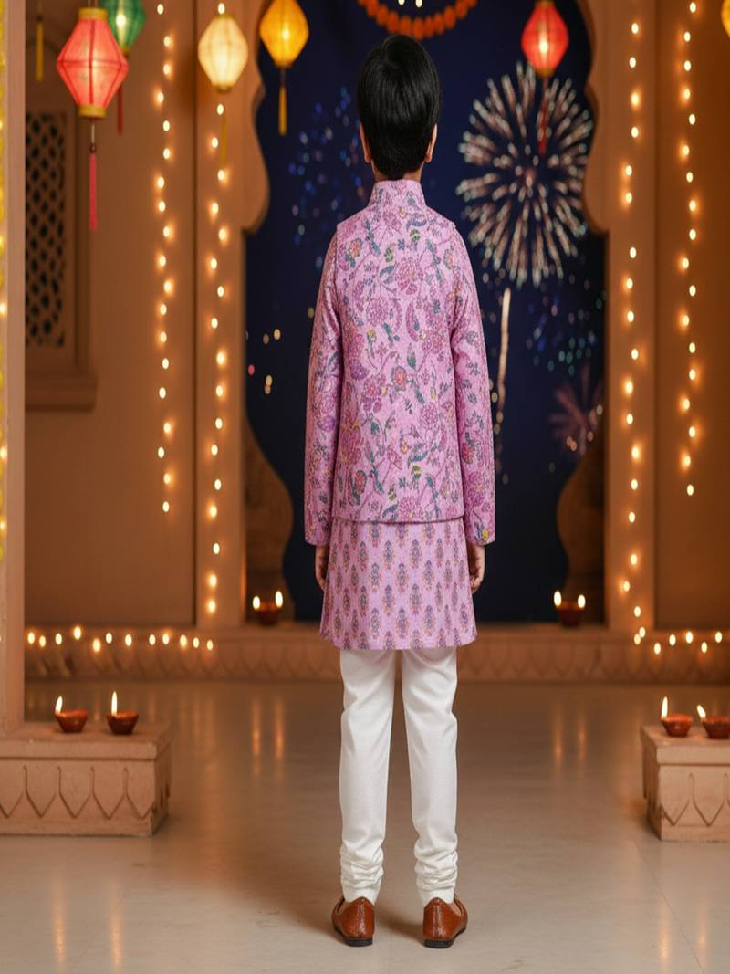 Lavender phool patti set