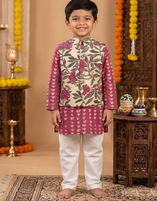 Printed kurta pajama set 1