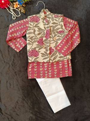 Printed kurta pajama set 3
