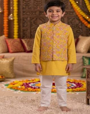 Digital floral kurta set 1