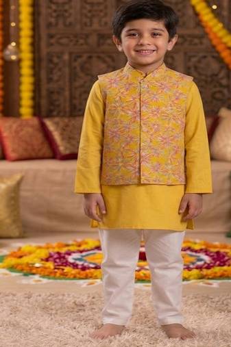 Digital floral kurta set