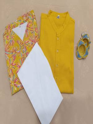 Digital floral kurta set 2