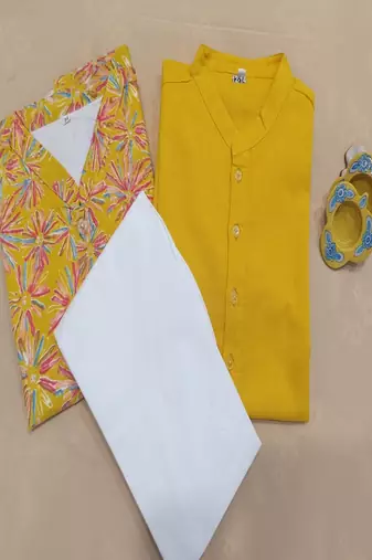 Digital floral kurta set