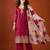 Embroidery Silk Fabric Straight Kurta Pant and Dupatta Set