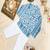 Grey white block kurta set