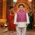 Wine jaal buta kurta set