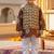 Brown ajrakh kurta set