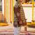 Brown ajrakh kurta set