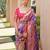Ethnic Motifs Printed Zari Art Silk Paithani Saree