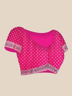 Ethnic Motifs Printed Zari Art Silk Paithani Saree 5