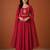 Women's Beautiful Embroidery Work Viscose Silk Fabric Flared Kurta Pant and Dupatta Set
