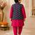 Navy kurta pyjama set