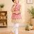Peach pink kurta set