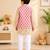 Peach pink kurta set