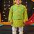 Green kurta pyjama set
