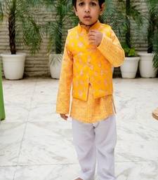 Yellow kurta pyjama set