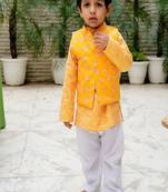 Yellow kurta pyjama set