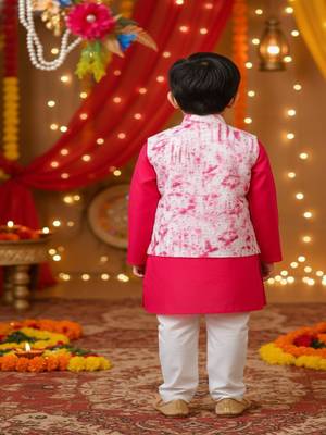 Magenta pink kurta set 2