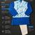 Schiffli blue kurta set