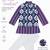 Ikkat blue kurta pyjama set