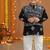 Black khadi kurta pyjama set