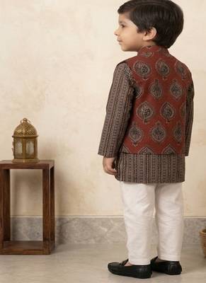 Block print kurta set 2
