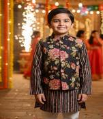 Black fulwari kurta set