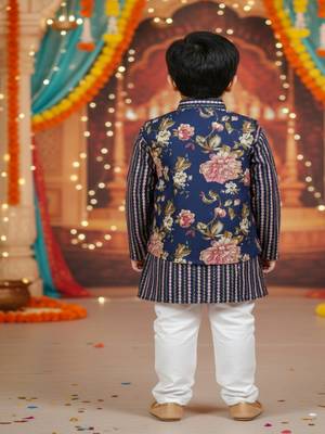 Blue fulwari kurta set 2