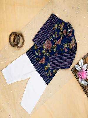 Blue fulwari kurta set 3