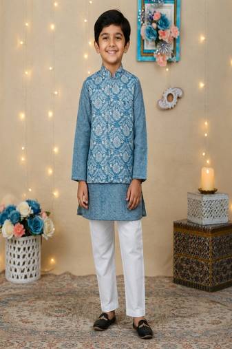Pastel genda kurta set