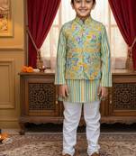 Pastel paisley kurta set