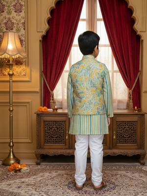 Pastel paisley kurta set 2