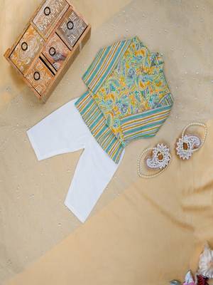 Pastel paisley kurta set 3