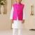 Baby pink bandhej set