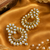 Aabha Crescent Kundan Earrings