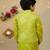 Parrot green bandhej set