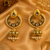 Gold Meenakari Premium Kundan Jhumka